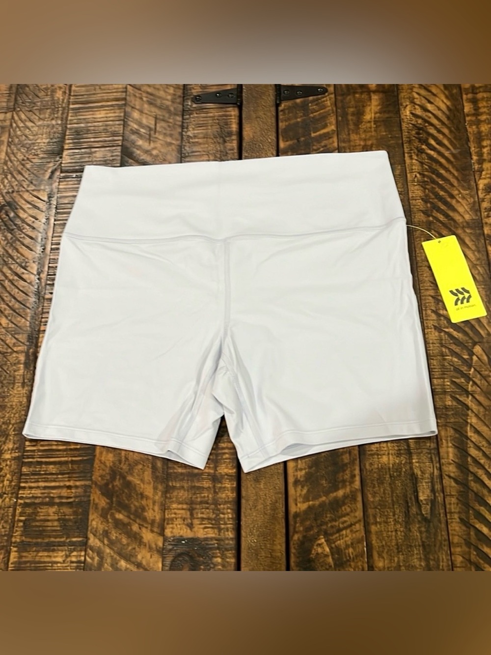 Lavender high waist bike shorts